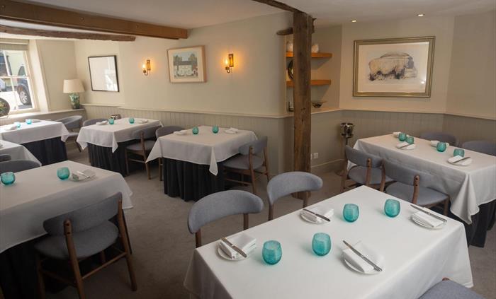 Inside of the restaurant